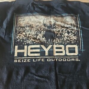 Heybo Black Graphic Long Sleeve T-Shirt